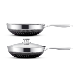 Stainless Steel Wok - 30cm/ 6L