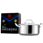 Stainless Steel Casserole - 24cm/ 5L