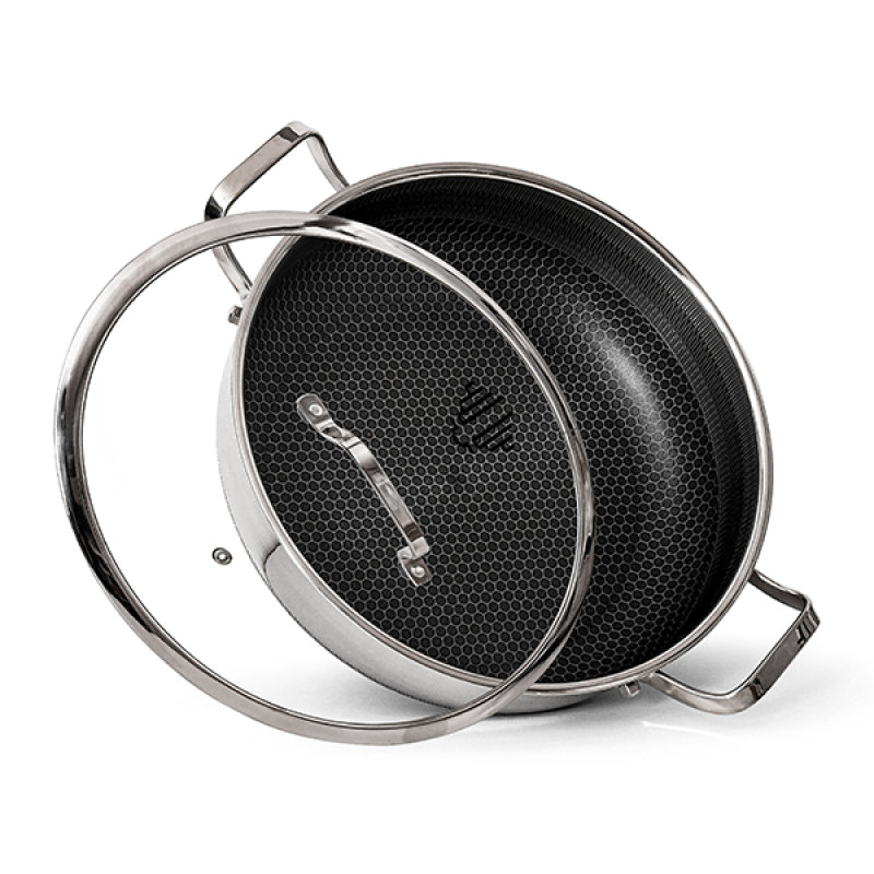 Shallow Casserole with Steamer - 30cm / 5.5L