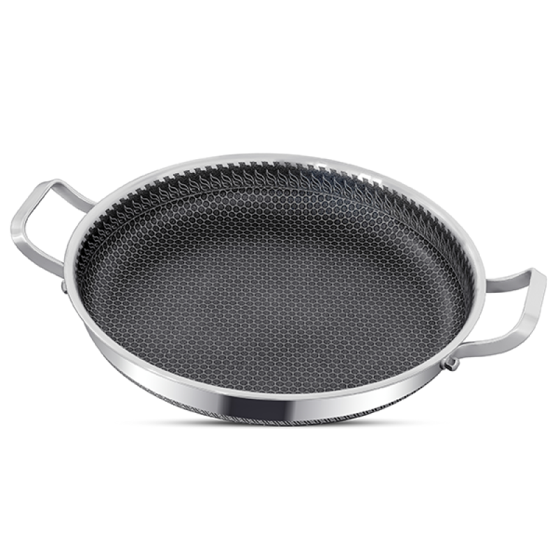 Stainless Steel Paella Pan - 32cm