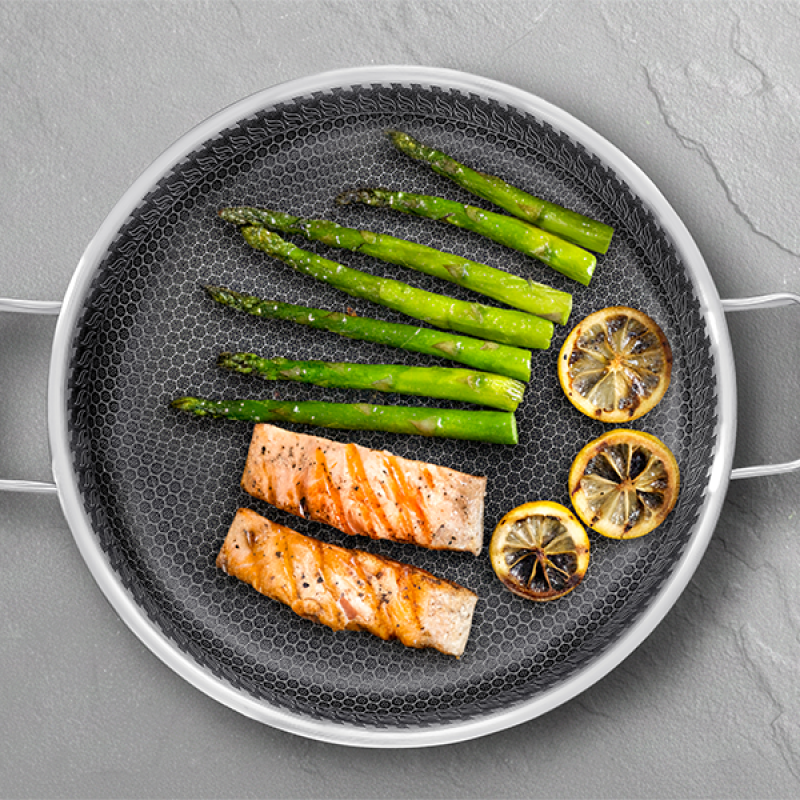 Stainless Steel Paella Pan - 32cm