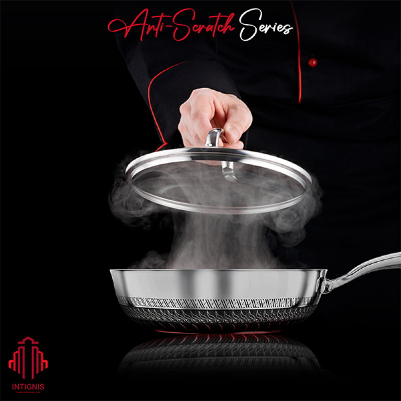 Stainless Steel Frying Pan & Casserole Set