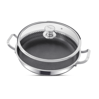 Stainless Steel Paella Pan - 32cm