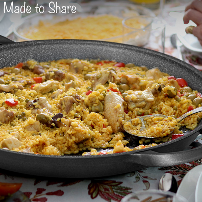 Paella Pan with Lid - 36cm