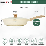 Frying Pan with Lid - 30 cm/ 6L