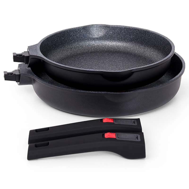 Detachable Handle Frying Set
