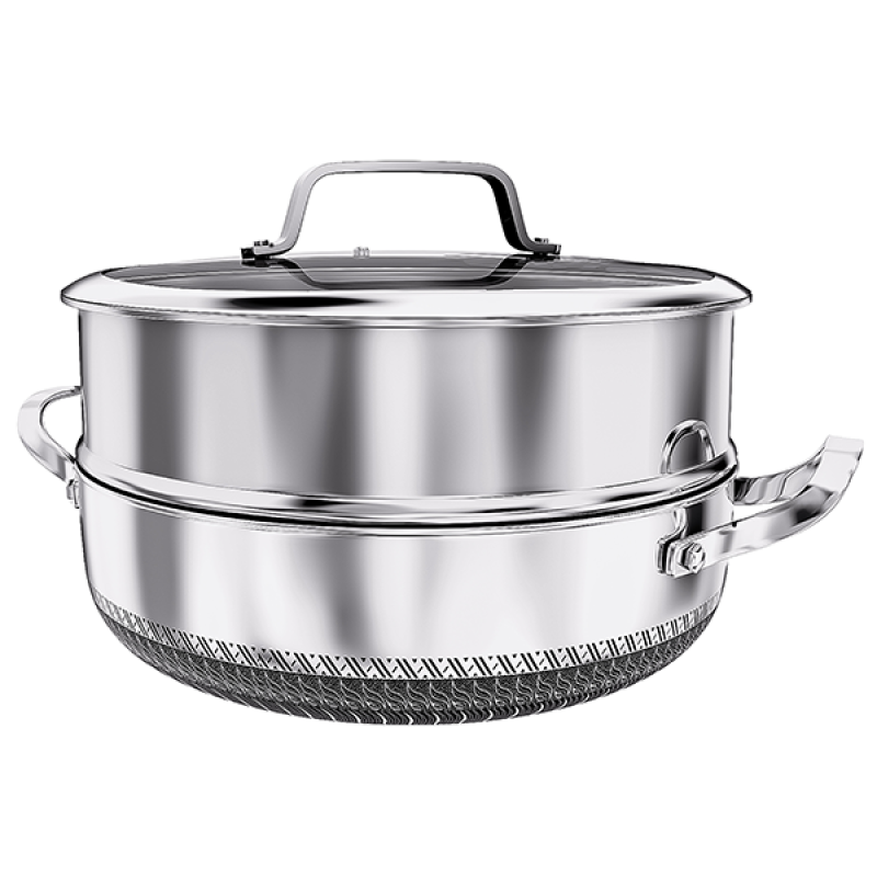 Shallow Casserole with Steamer - 30cm / 5.5L