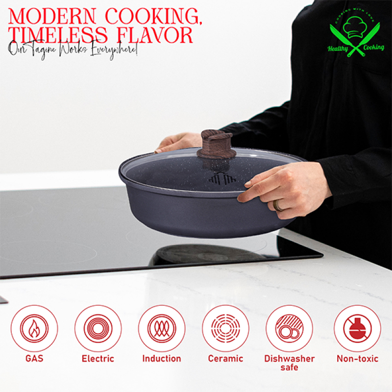 Shallow Casserole Dish - 32 cm/ 5.5L